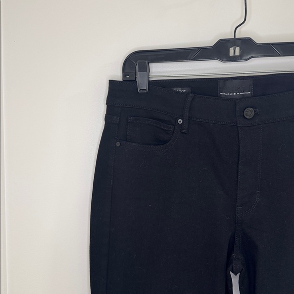 WHBM Mid-rise Slim Bootcut jeans, black, size 10L - Picture 3 of 14